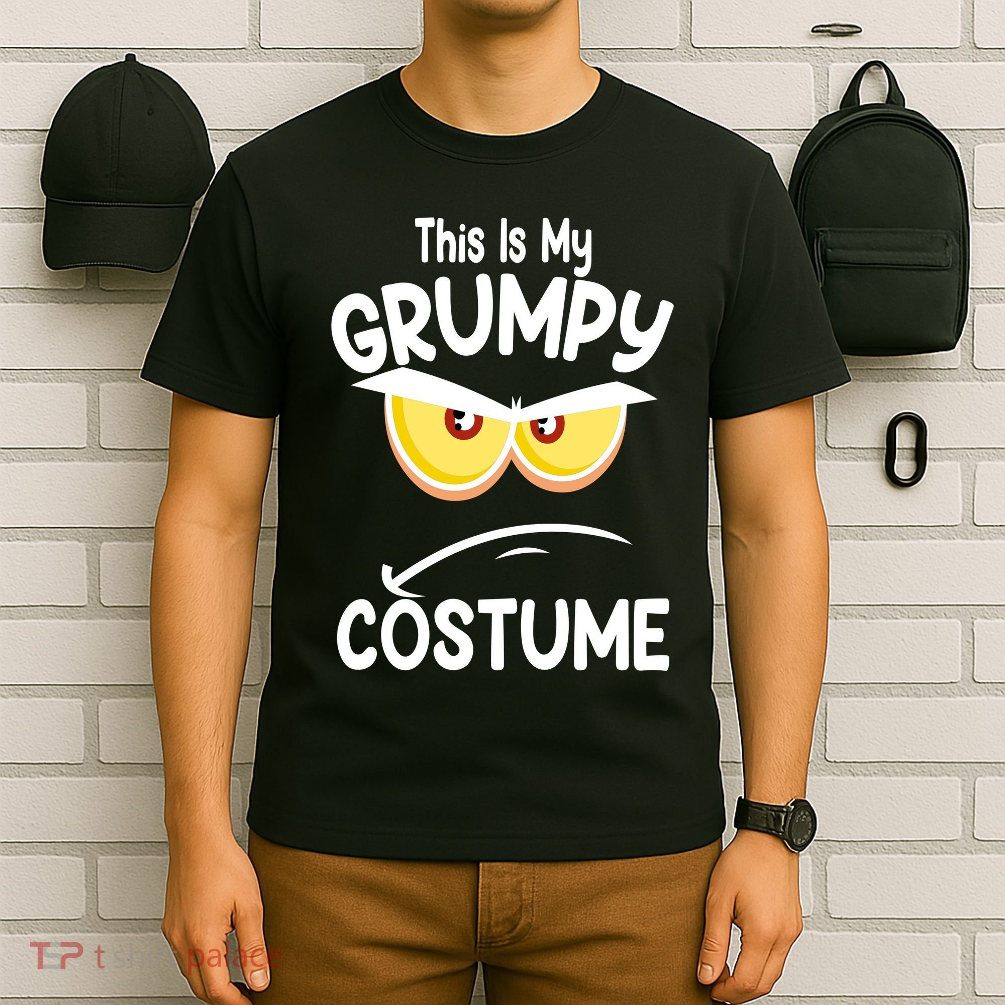 This Is My Grumpy Costume Funny Halloween T-Shirt