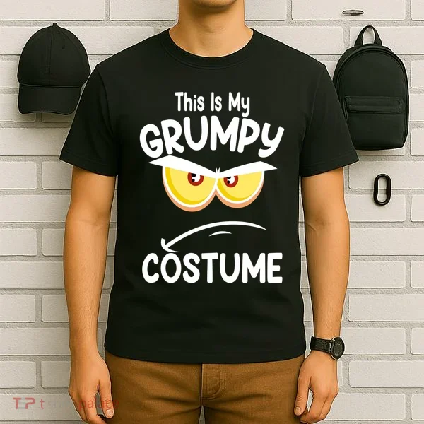 This Is My Grumpy Costume Funny Halloween T-Shirt