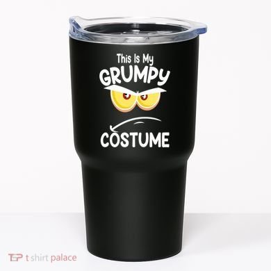 This Is My Grumpy Costume Funny Halloween Tumbler