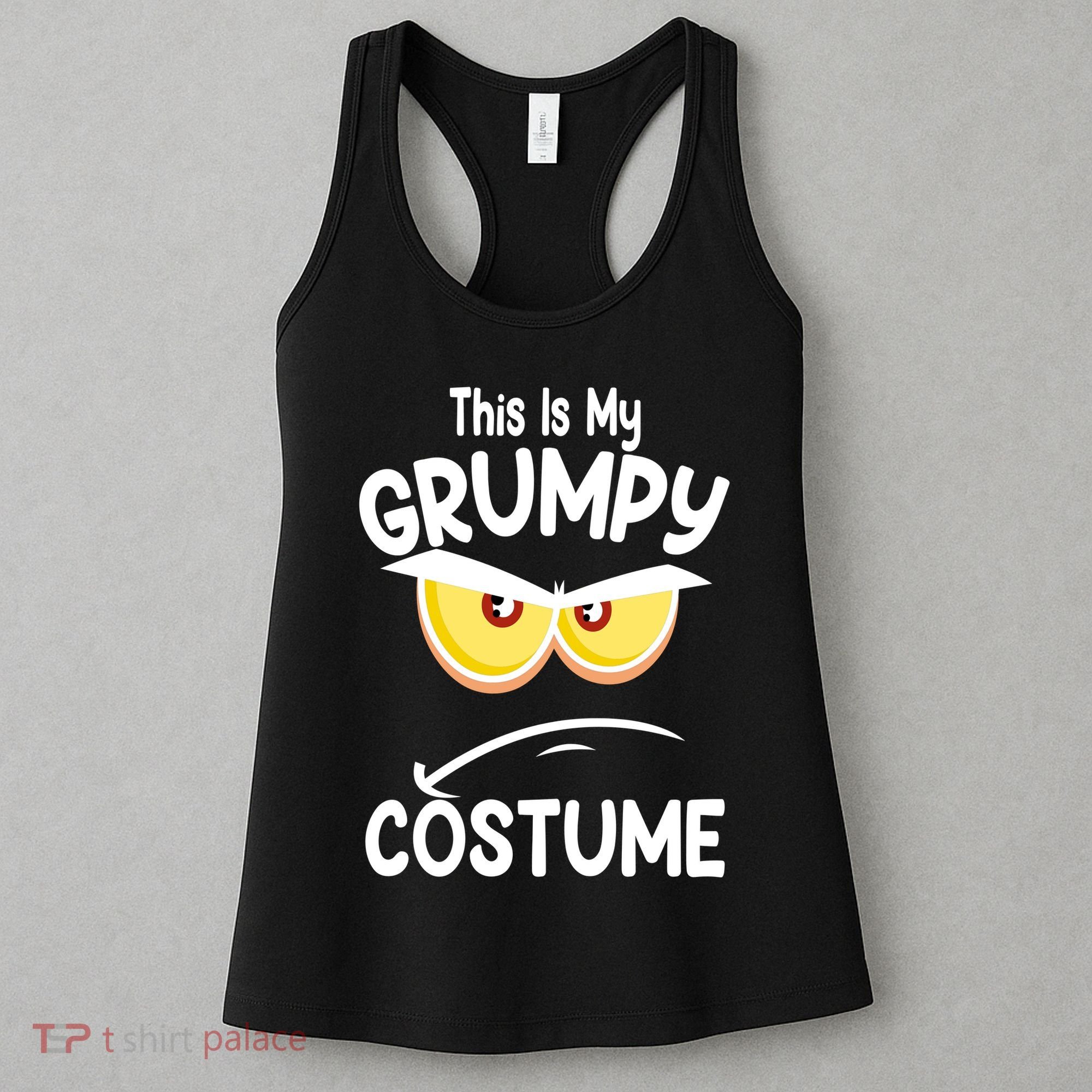 This Is My Grumpy Costume Funny Halloween Women's Tank Top