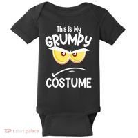 This Is My Grumpy Costume Funny Halloween Baby Bodysuit thumb 0