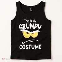This Is My Grumpy Costume Funny Halloween Tank Top thumb 2