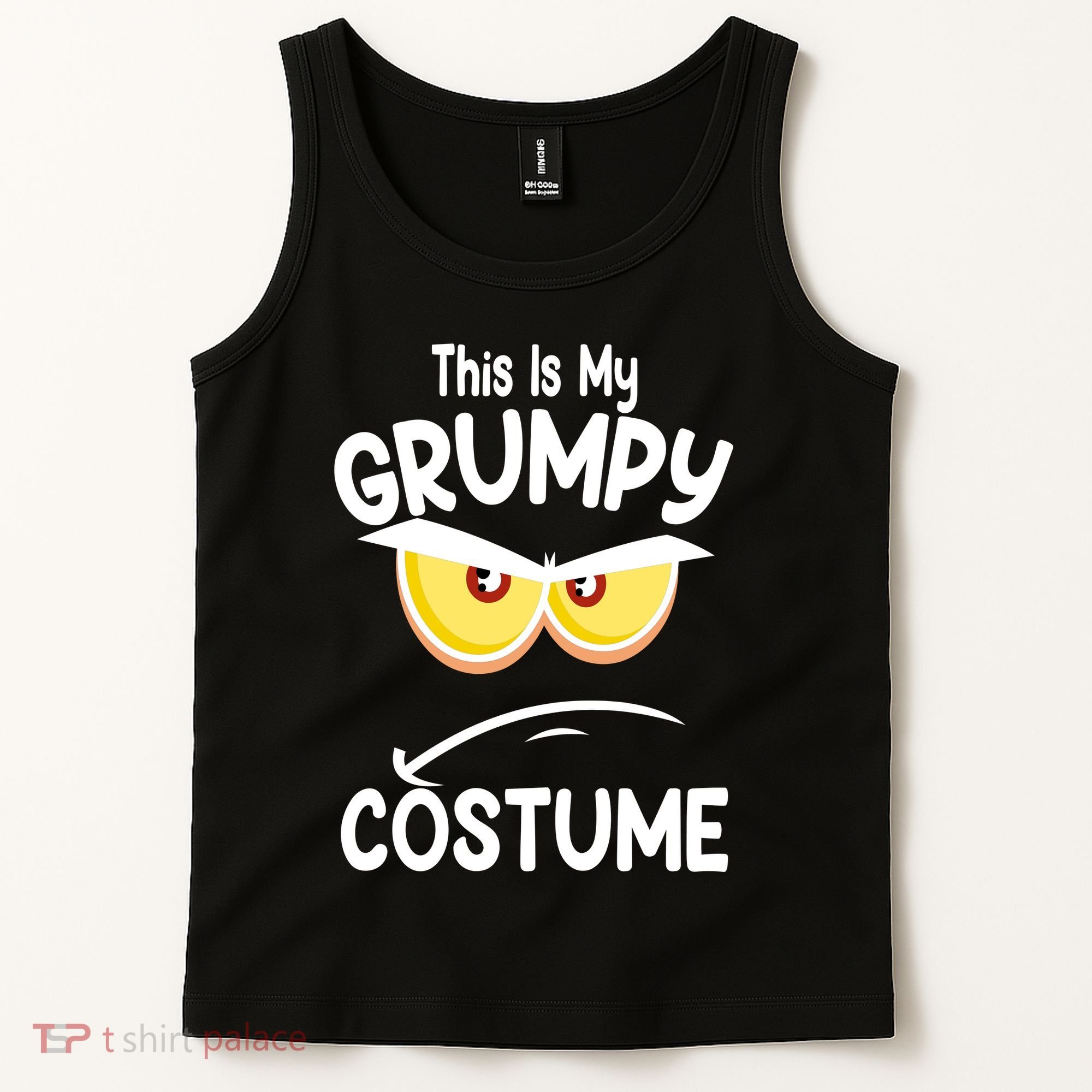 This Is My Grumpy Costume Funny Halloween Tank Top