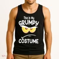 This Is My Grumpy Costume Funny Halloween Tank Top thumb 3