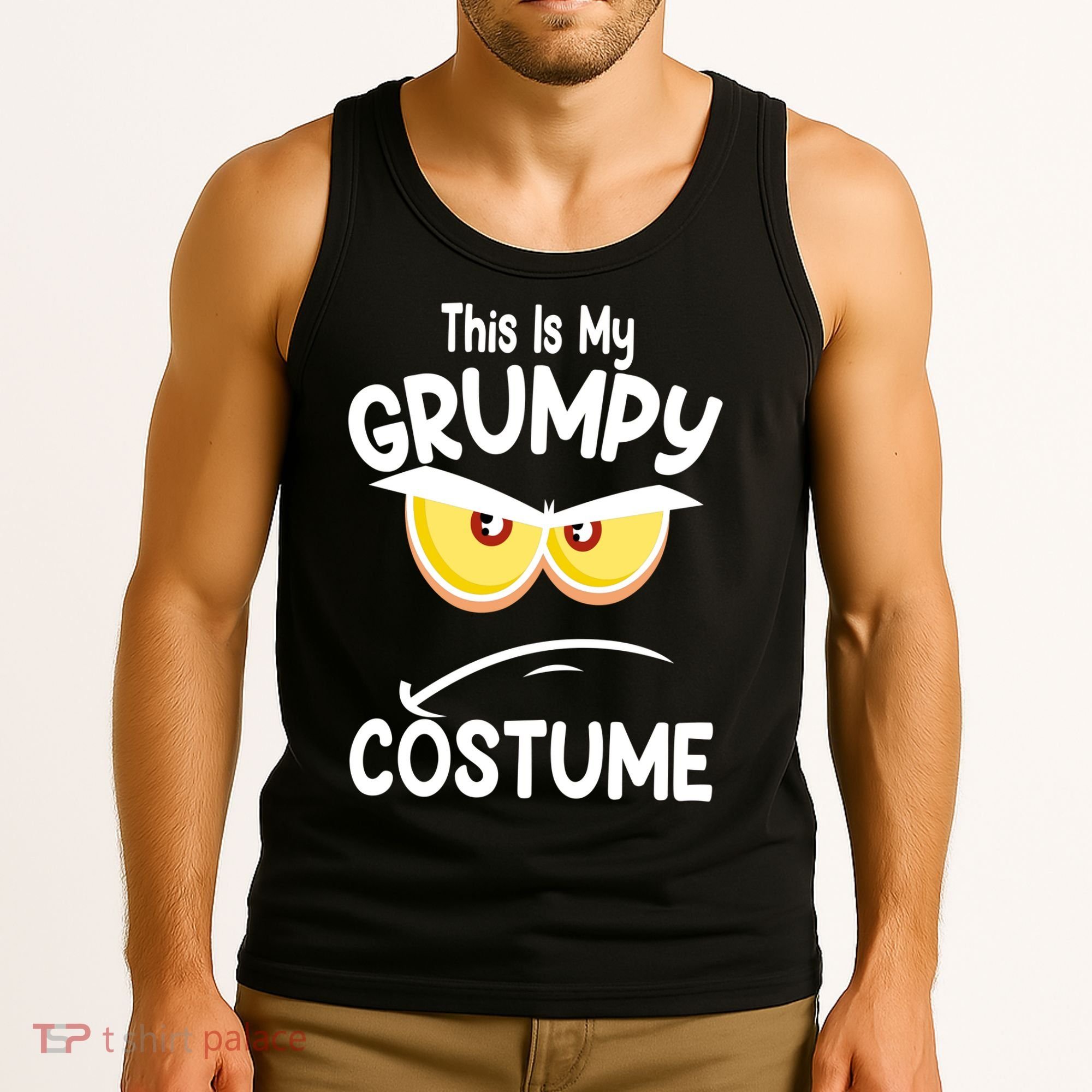 This Is My Grumpy Costume Funny Halloween Tank Top