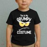 This Is My Grumpy Costume Funny Halloween Toddler T-Shirt thumb 2