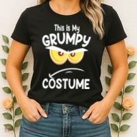 This Is My Grumpy Costume Funny Halloween Women's T-Shirt thumb 2