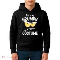 This Is My Grumpy Costume Funny Halloween Kids Hoodie thumb 4