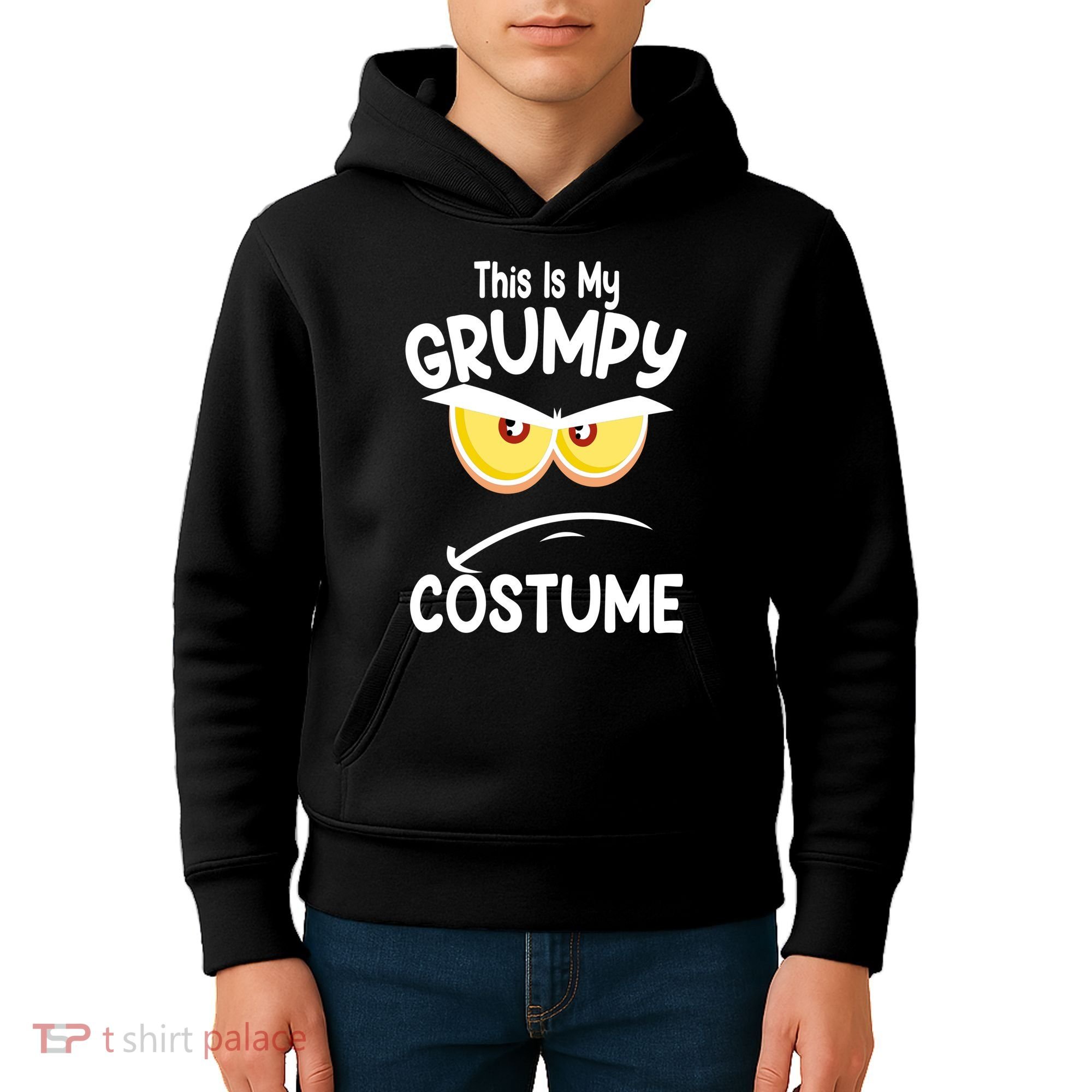 This Is My Grumpy Costume Funny Halloween Kids Hoodie