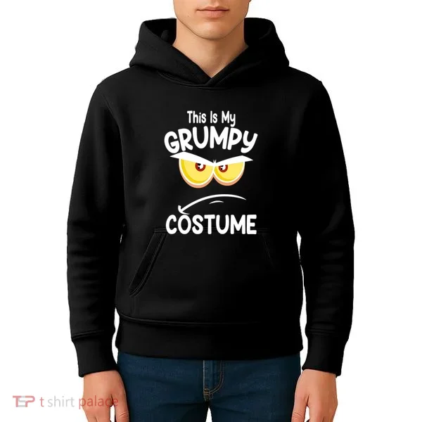 This Is My Grumpy Costume Funny Halloween Kids Hoodie