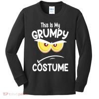 This Is My Grumpy Costume Funny Halloween Kids Long Sleeve Shirt thumb 0