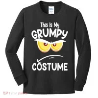 This Is My Grumpy Costume Funny Halloween Kids Long Sleeve Shirt thumb 0
