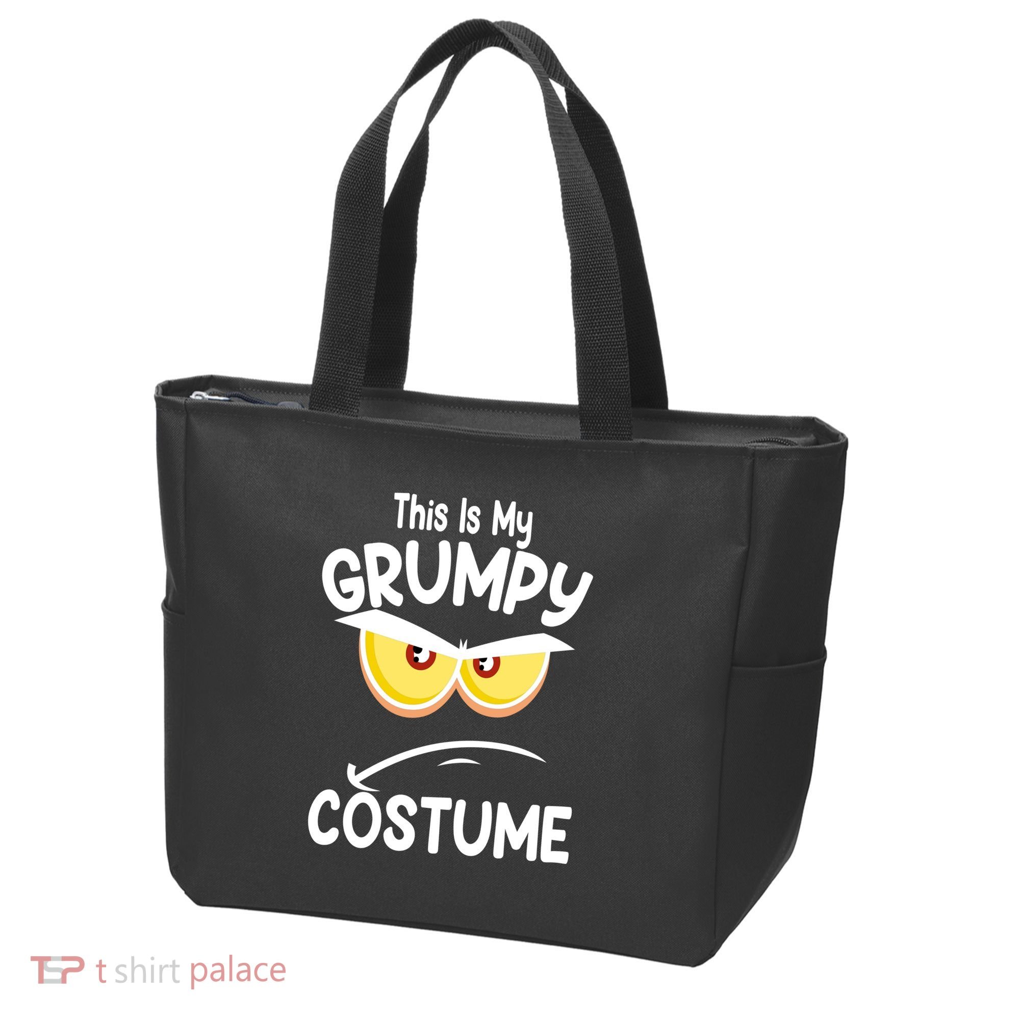 This Is My Grumpy Costume Funny Halloween Tote Bag