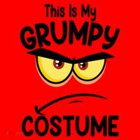 This Is My Grumpy Costume Funny Halloween Santa Hat thumb 1