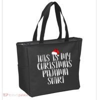This Is My Christmas Pajama Shirt Tote Bag thumb 2