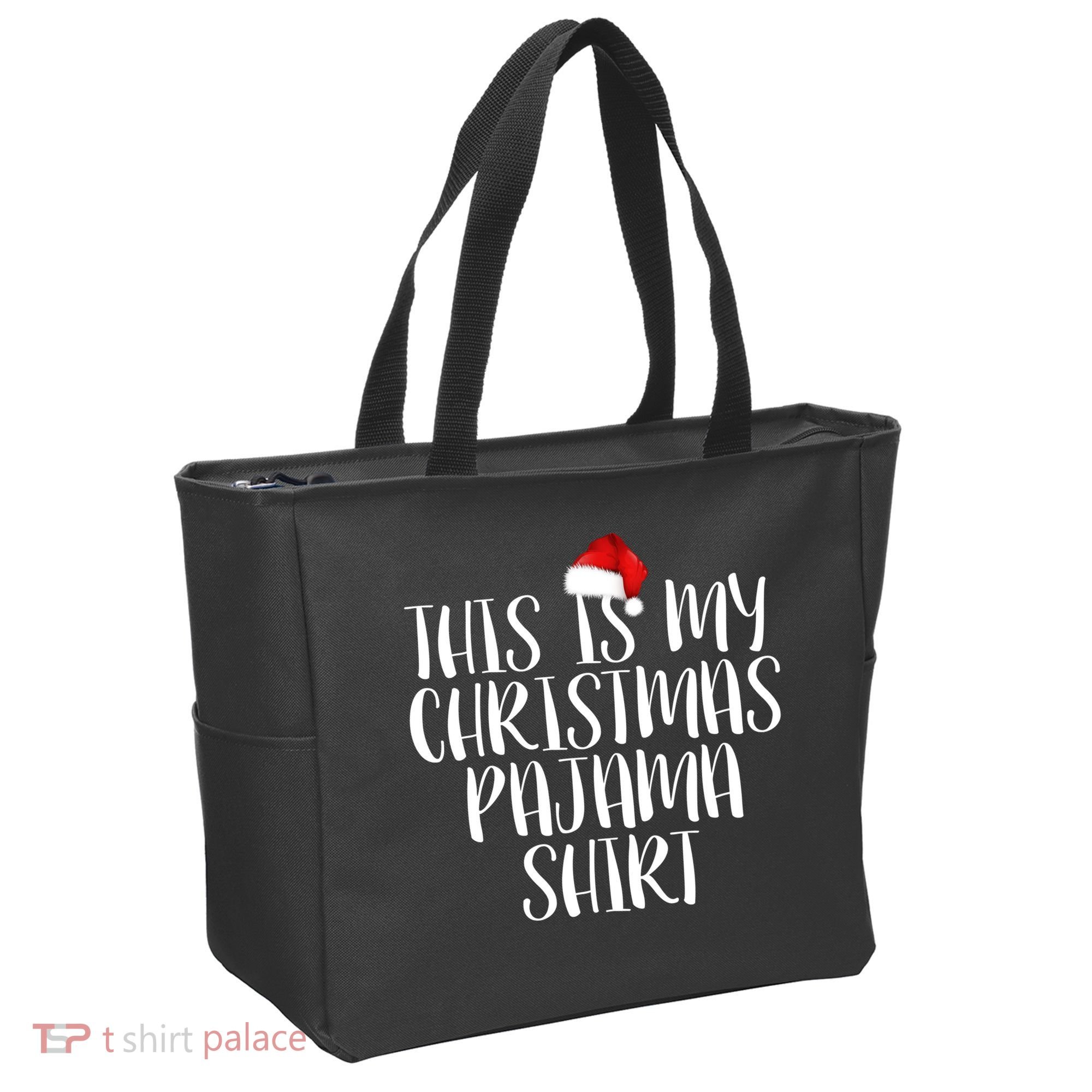 This Is My Christmas Pajama Shirt Tote Bag