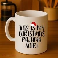 This Is My Christmas Pajama Shirt Coffee Mug thumb 4