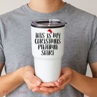This Is My Christmas Pajama Shirt Tumbler thumb 2