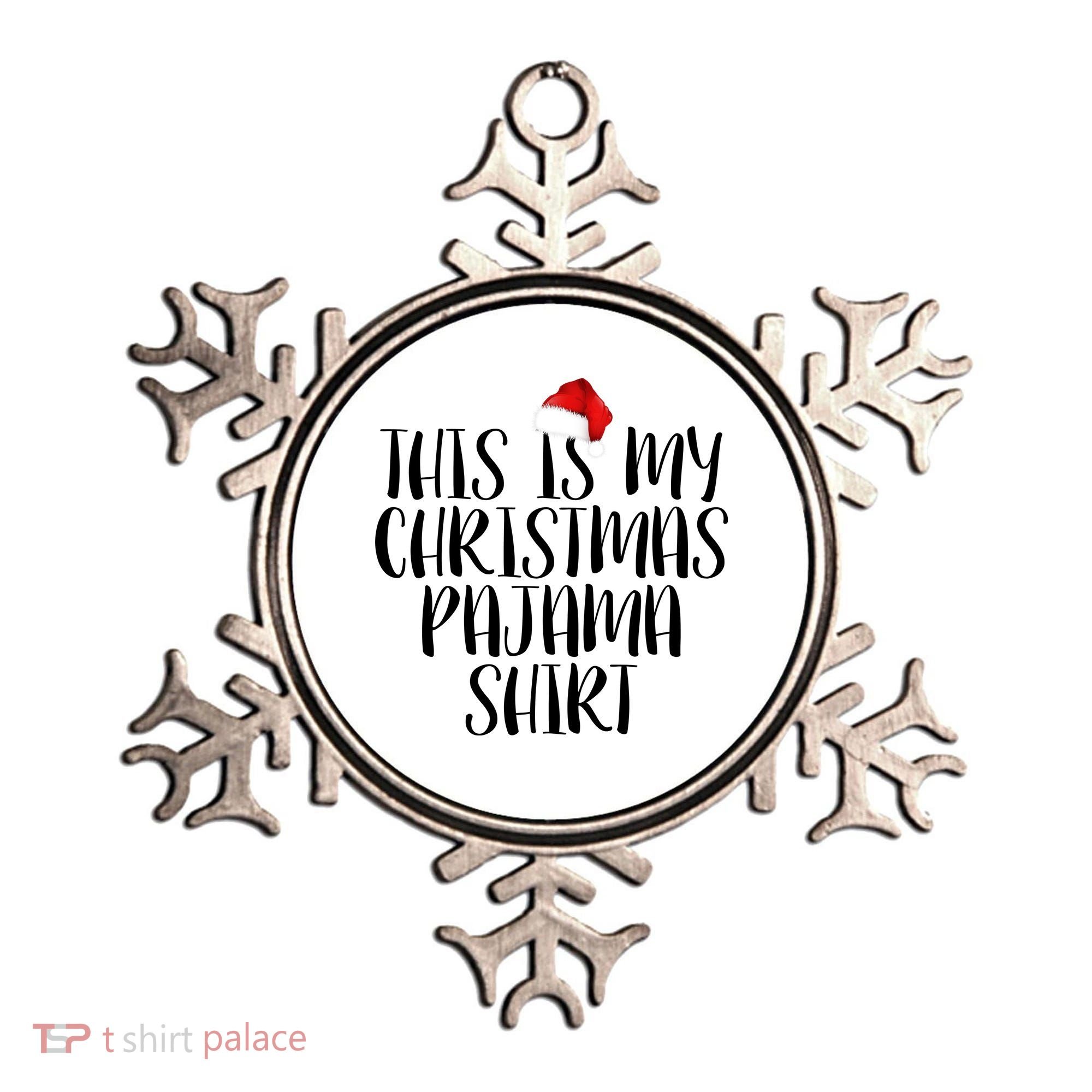 This Is My Christmas Pajama Shirt Ornament