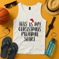 This Is My Christmas Pajama Shirt Tank Top thumb 4