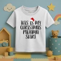 This Is My Christmas Pajama Shirt Toddler T-Shirt thumb 3