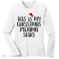 This Is My Christmas Pajama Shirt Women's Long Sleeve Shirt thumb 0