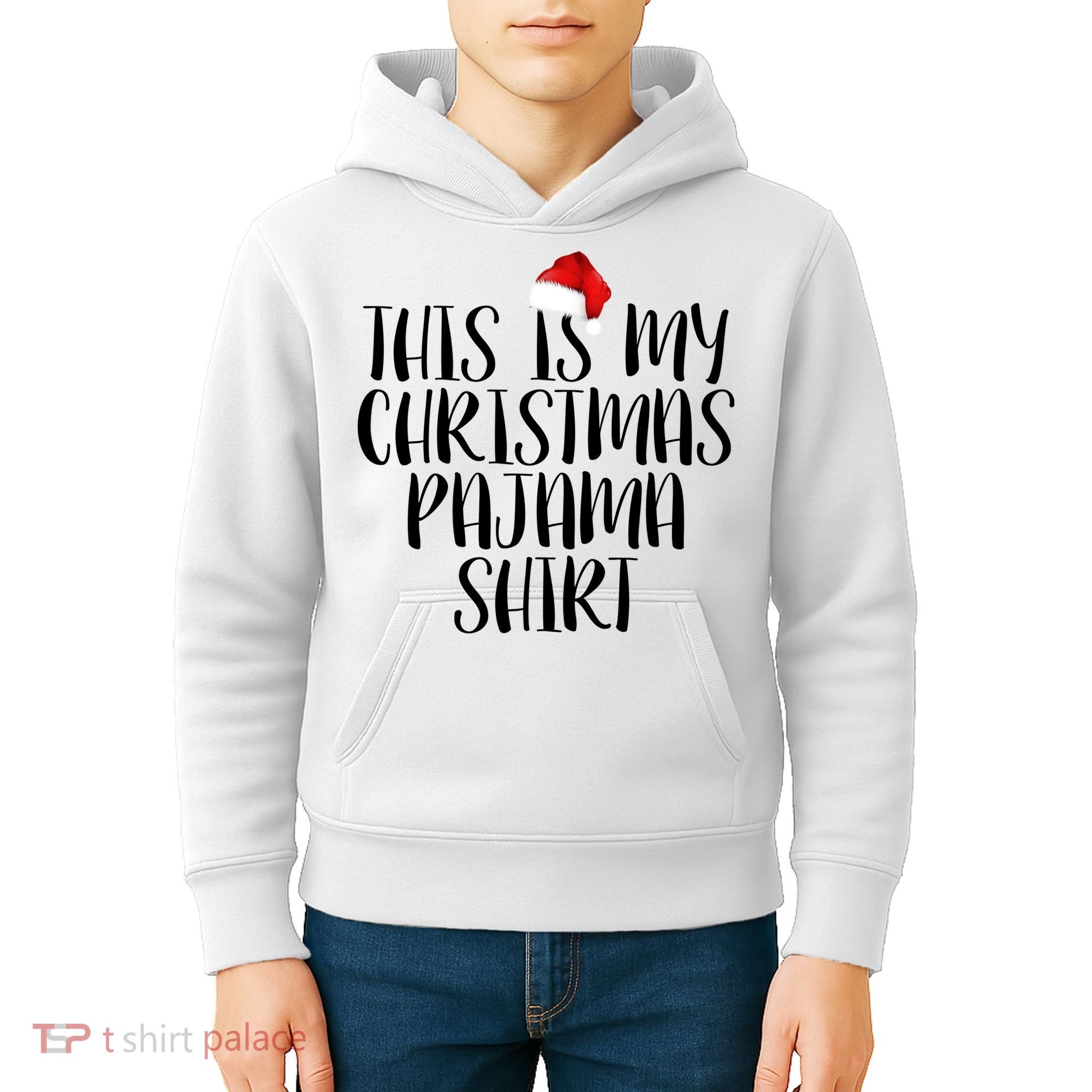 This Is My Christmas Pajama Shirt Kids Hoodie