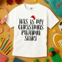 This Is My Christmas Pajama Shirt Kids T-Shirt thumb 3