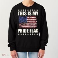 This Is My Pride Flag USA American 4th Of July Patriotic Women's Sweatshirt thumb 0
