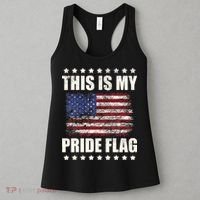 This Is My Pride Flag USA American 4th Of July Patriotic Women's Tank Top thumb 3