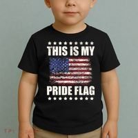 This Is My Pride Flag USA American 4th Of July Patriotic Toddler T-Shirt thumb 2