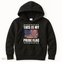 This Is My Pride Flag USA American 4th Of July Patriotic Kids Hoodie thumb 0