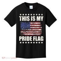 This Is My Pride Flag USA American 4th Of July Patriotic Kids T-Shirt thumb 0