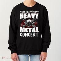 This Is My First Heavy Metal Concert Women's Sweatshirt thumb 0