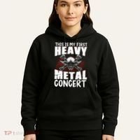 This Is My First Heavy Metal Concert Hoodie thumb 5
