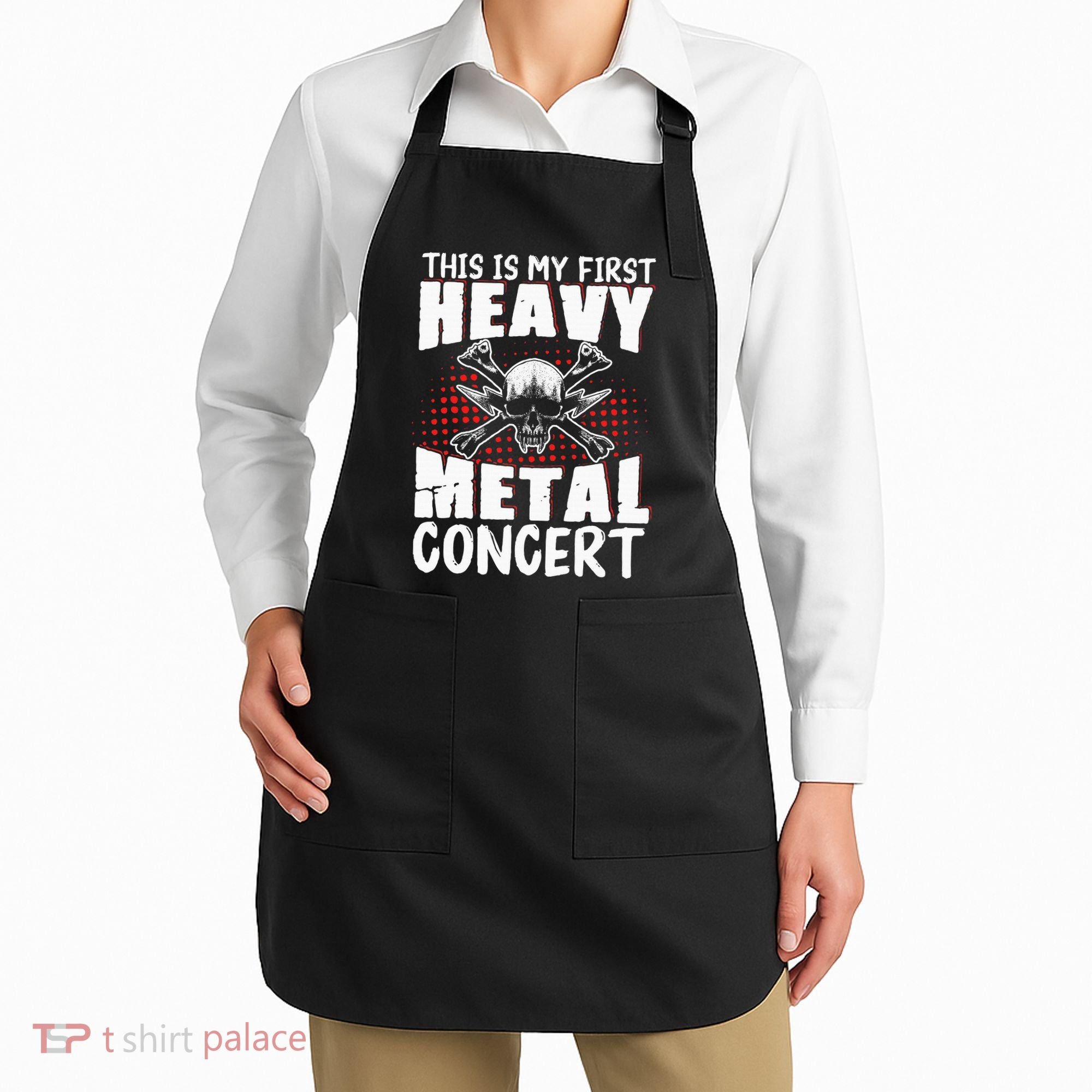 This Is My First Heavy Metal Concert Apron