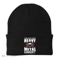 This Is My First Heavy Metal Concert Beanie thumb 0