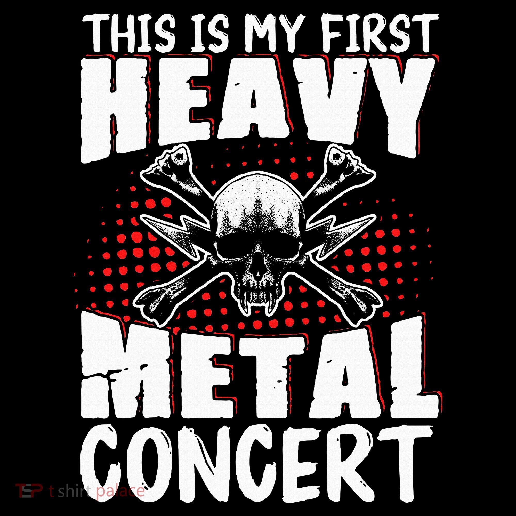 This Is My First Heavy Metal Concert Women's Hoodie