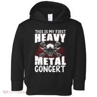 This Is My First Heavy Metal Concert Toddler Hoodie thumb 0