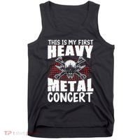This Is My First Heavy Metal Concert Tank Top thumb 0
