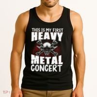 This Is My First Heavy Metal Concert Tank Top thumb 3