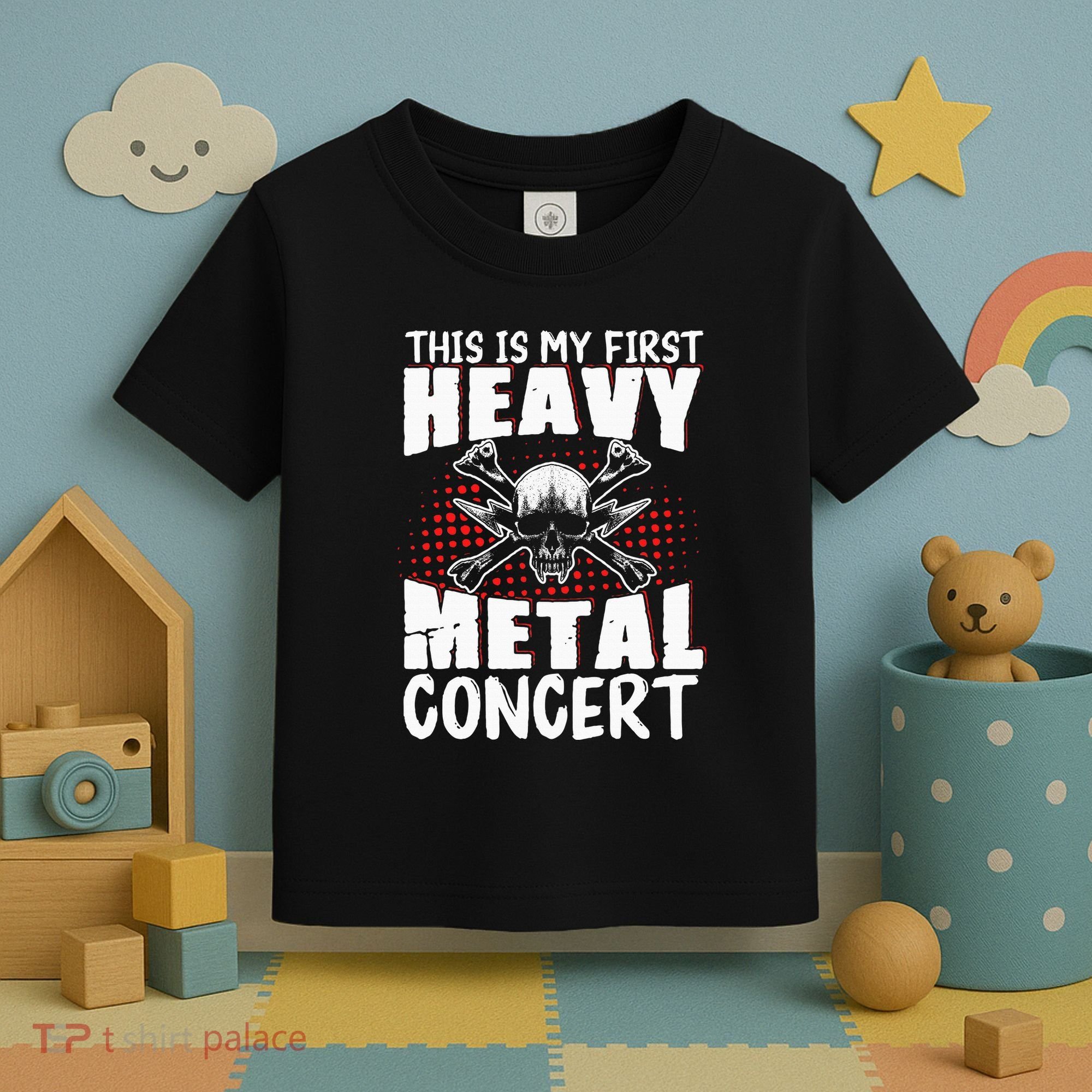 This Is My First Heavy Metal Concert Toddler T-Shirt