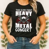 This Is My First Heavy Metal Concert Women's T-Shirt thumb 2