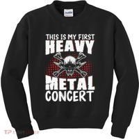 This Is My First Heavy Metal Concert Kids Sweatshirt thumb 0