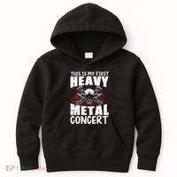This Is My First Heavy Metal Concert Kids Hoodie thumb 0