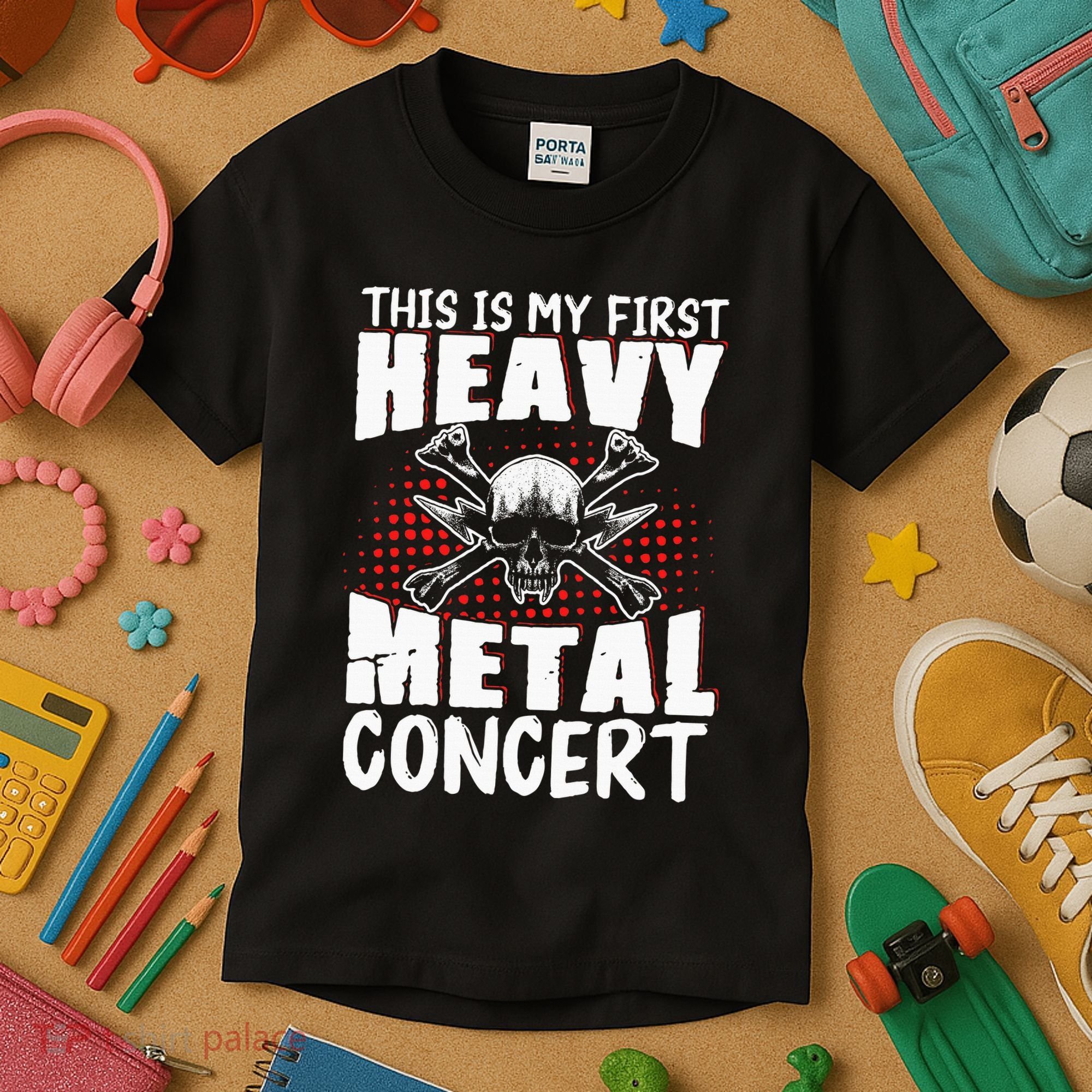 This Is My First Heavy Metal Concert Kids T-Shirt