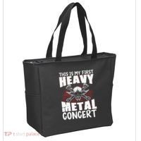This Is My First Heavy Metal Concert Tote Bag thumb 2