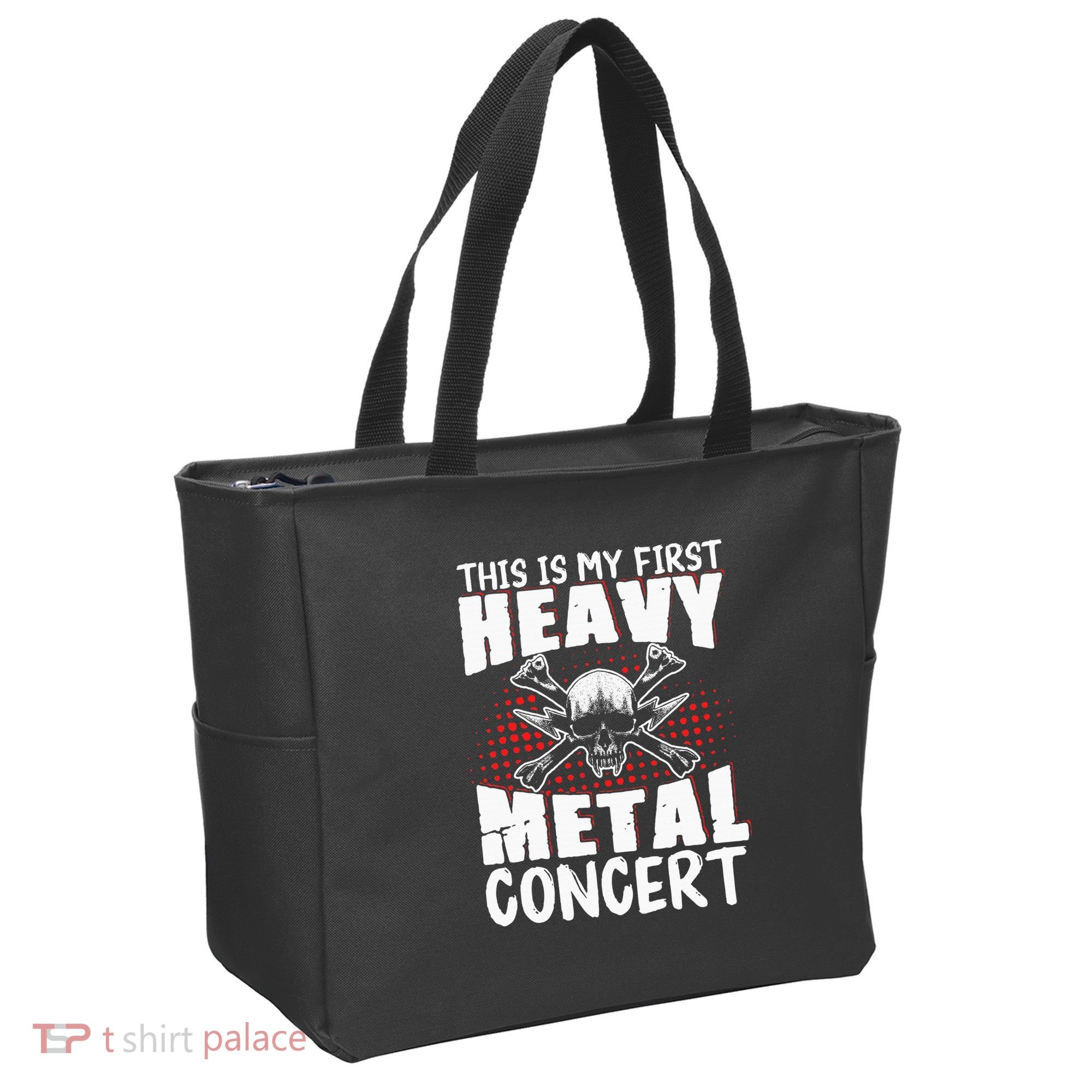 This Is My First Heavy Metal Concert Tote Bag