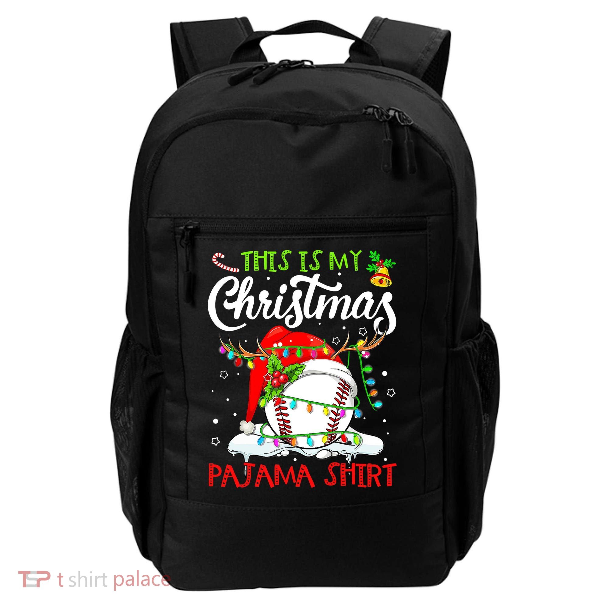 This Is My Christmas Baseball Pajama For Boys Backpack
