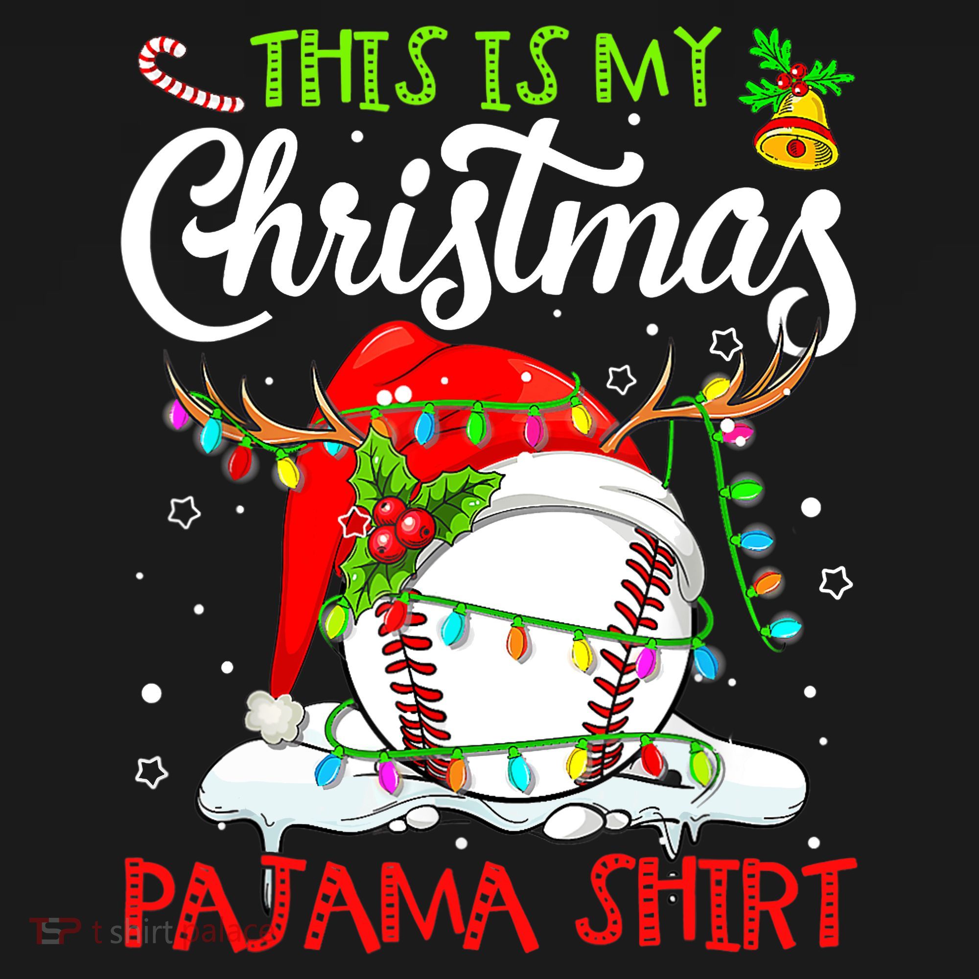 This Is My Christmas Baseball Pajama For Boys Backpack